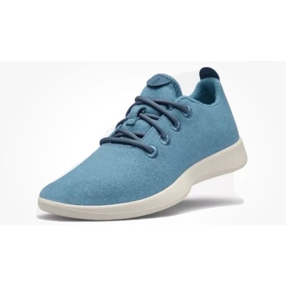 AllBirds Limited Edition Merino Wool Runners in Tide Pool Sneakers sz 9 EUC - Picture 1 of 6